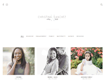 Tablet Screenshot of gallery.christina-sanchez.com